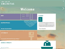 Tablet Screenshot of cityofencinitas.org